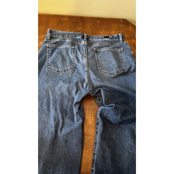KUT From The Kloth Maggie Wide Drape Leg Jeans Size 14 - Picture 8 of 9